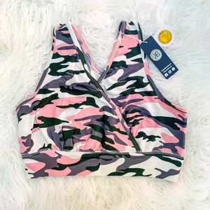 Kindred Bravely camo nursing bra